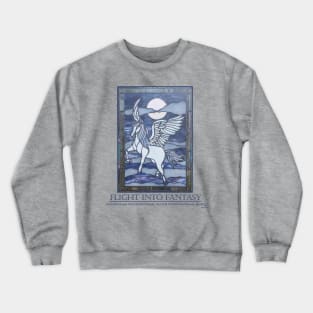 Flight Into Fantasy Stained Glass for Light Crewneck Sweatshirt